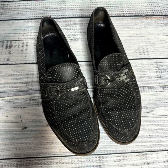 Donald J Pliner Yosha 120 Mens Horse Bit Loafers 8 - Picture 1 of 5